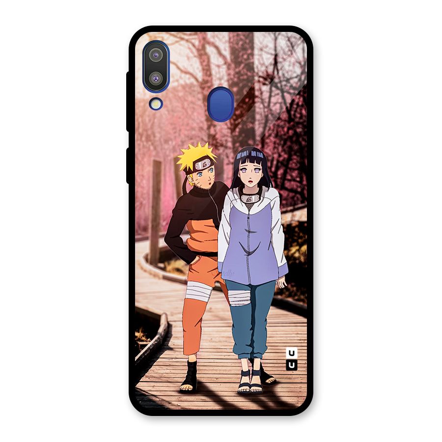 Hinata Annoyed Glass Back Case for Galaxy M20