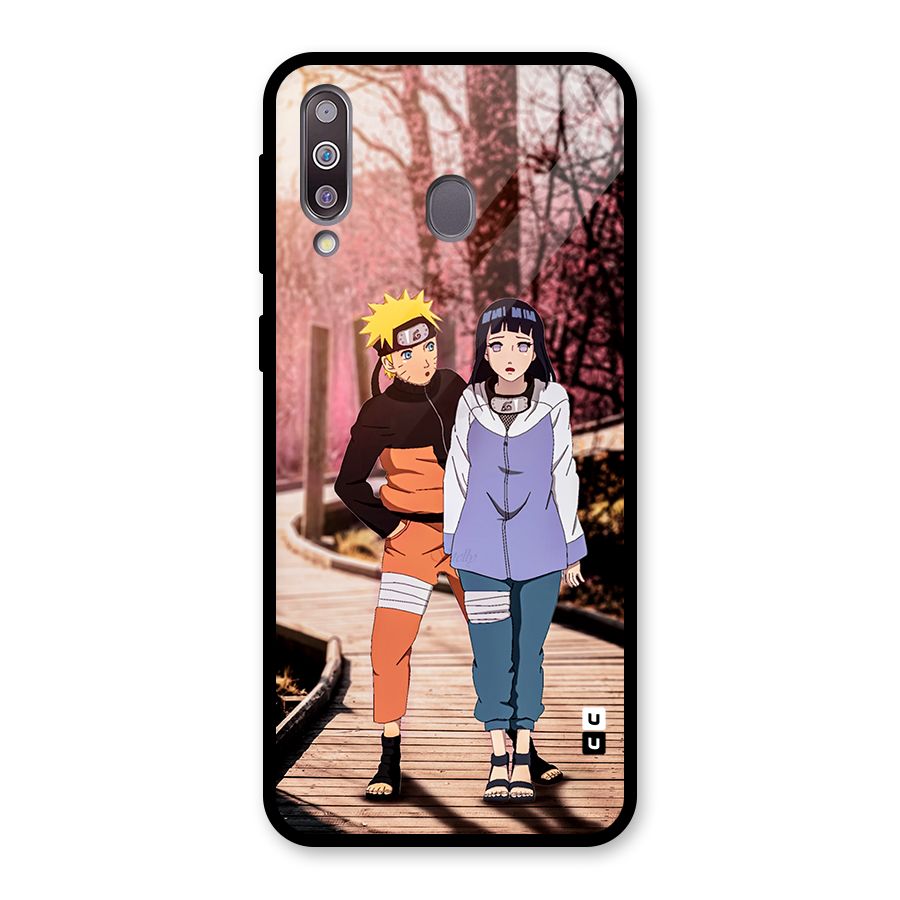 Hinata Annoyed Glass Back Case for Galaxy M30