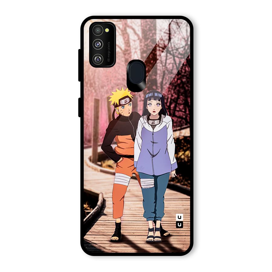 Hinata Annoyed Glass Back Case for Galaxy M30s