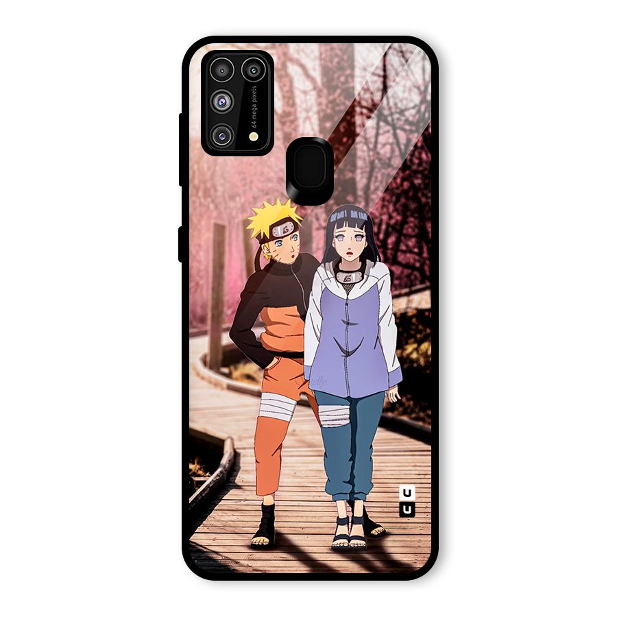 Hinata Annoyed Glass Back Case for Galaxy M31