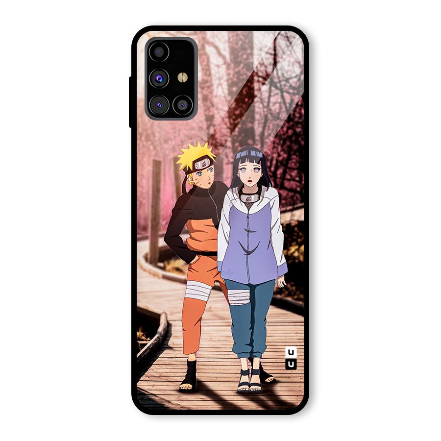 Hinata Annoyed Glass Back Case for Galaxy M31s