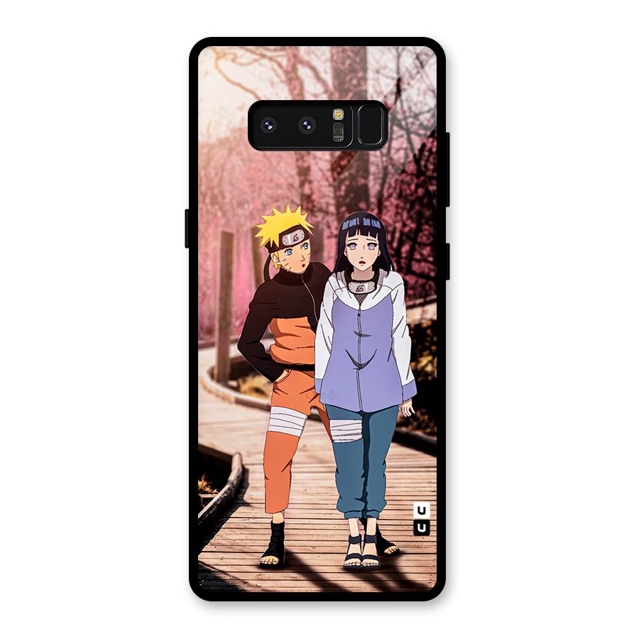 Hinata Annoyed Glass Back Case for Galaxy Note 8