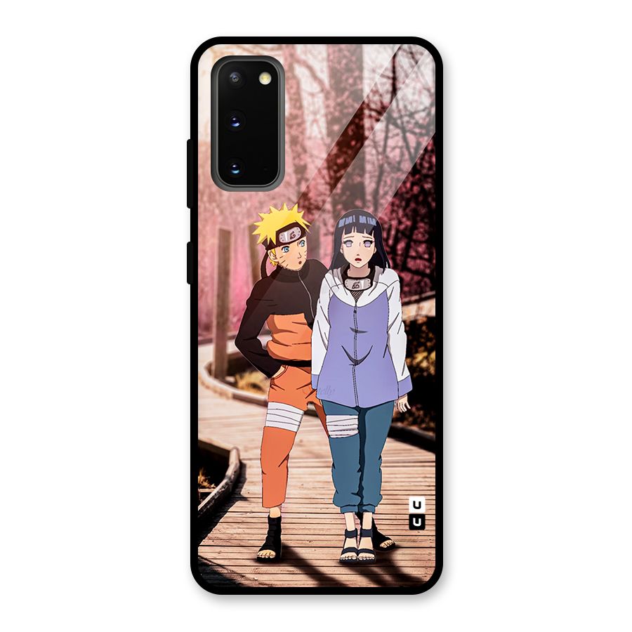 Hinata Annoyed Glass Back Case for Galaxy S20
