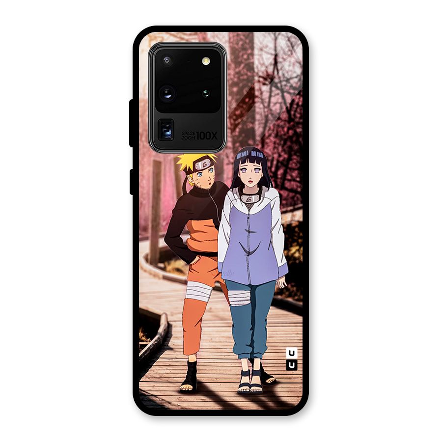 Hinata Annoyed Glass Back Case for Galaxy S20 Ultra
