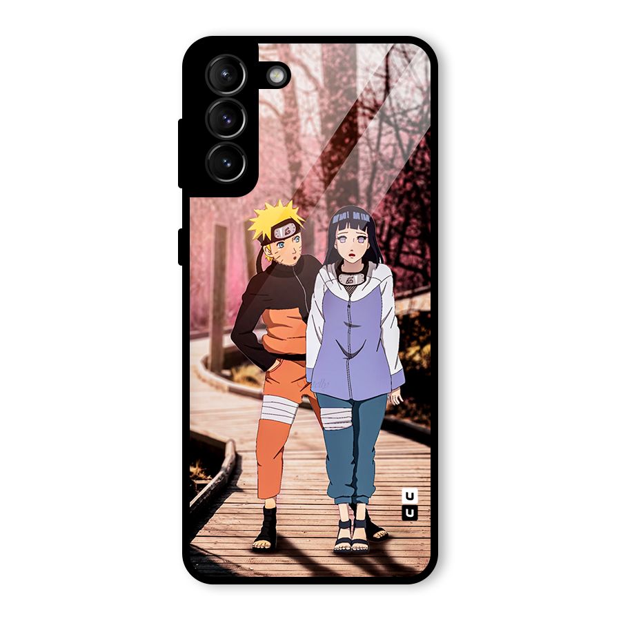 Hinata Annoyed Glass Back Case for Galaxy S21 Plus