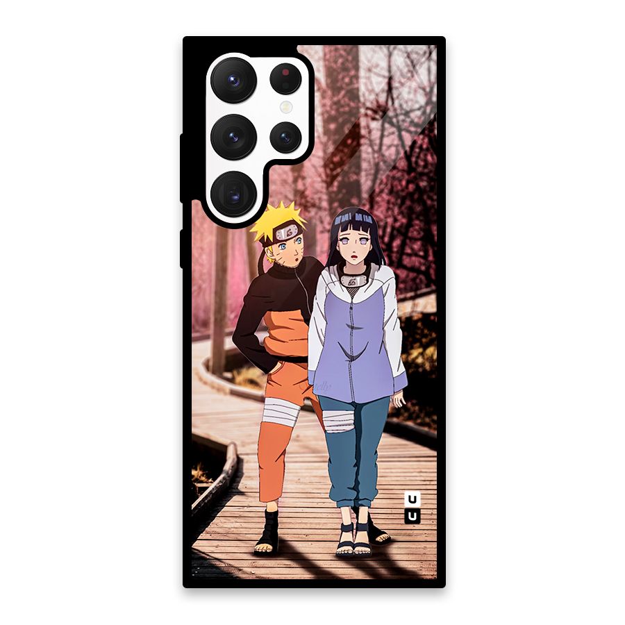 Hinata Annoyed Glass Back Case for Galaxy S22 Ultra 5G