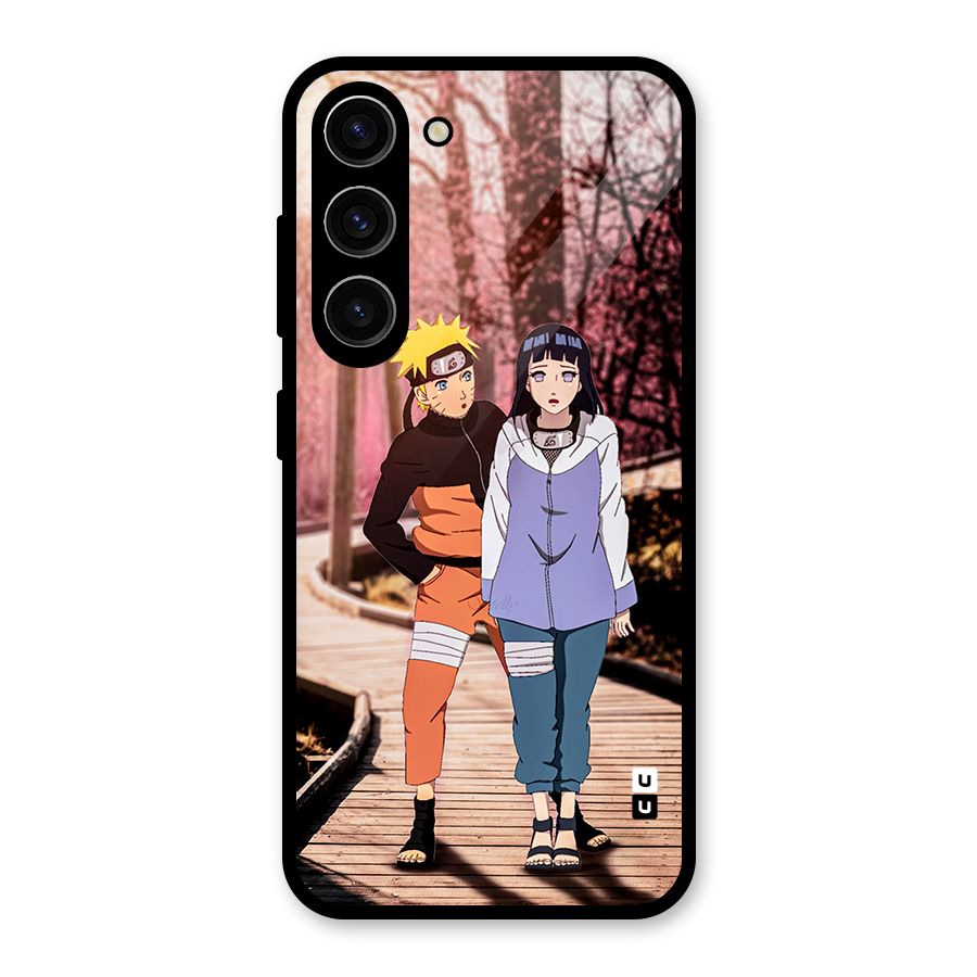 Hinata Annoyed Glass Back Case for Galaxy S23
