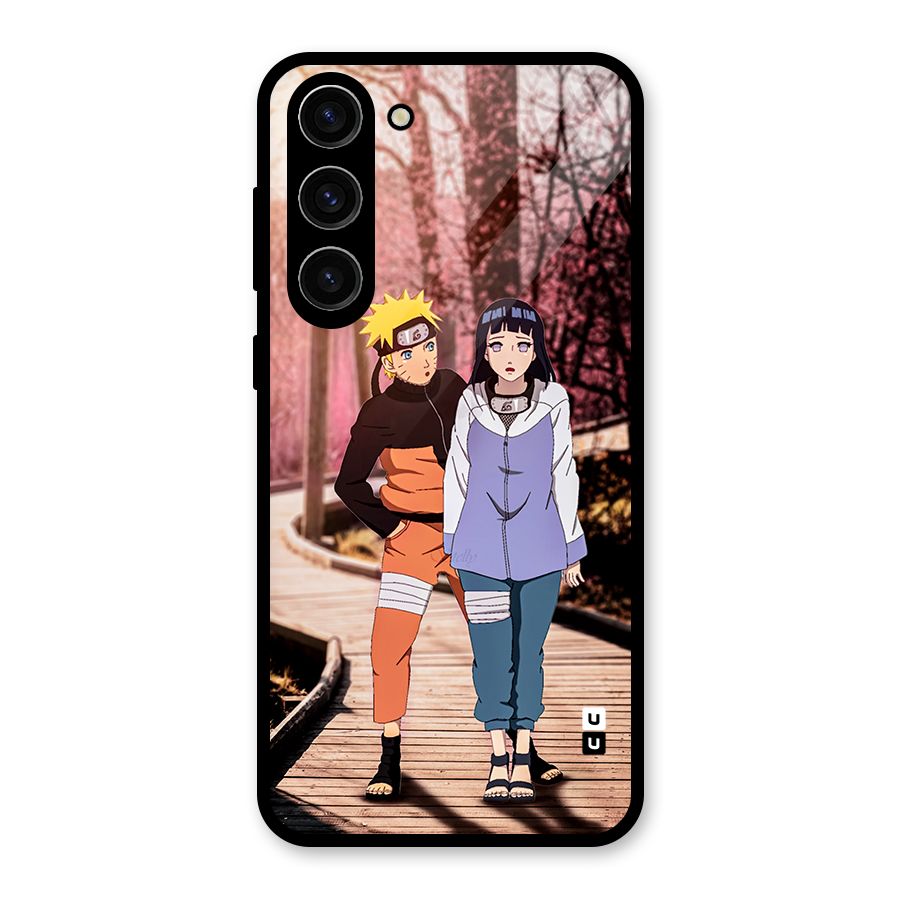 Hinata Annoyed Glass Back Case for Galaxy S23 Plus