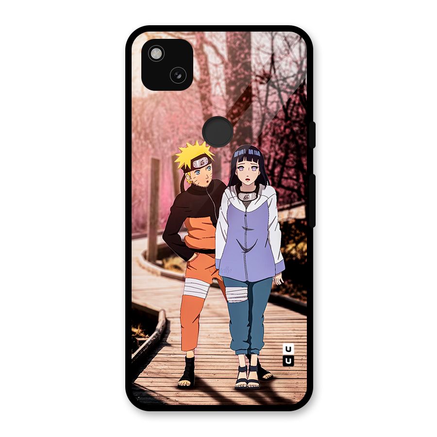 Hinata Annoyed Glass Back Case for Google Pixel 4a