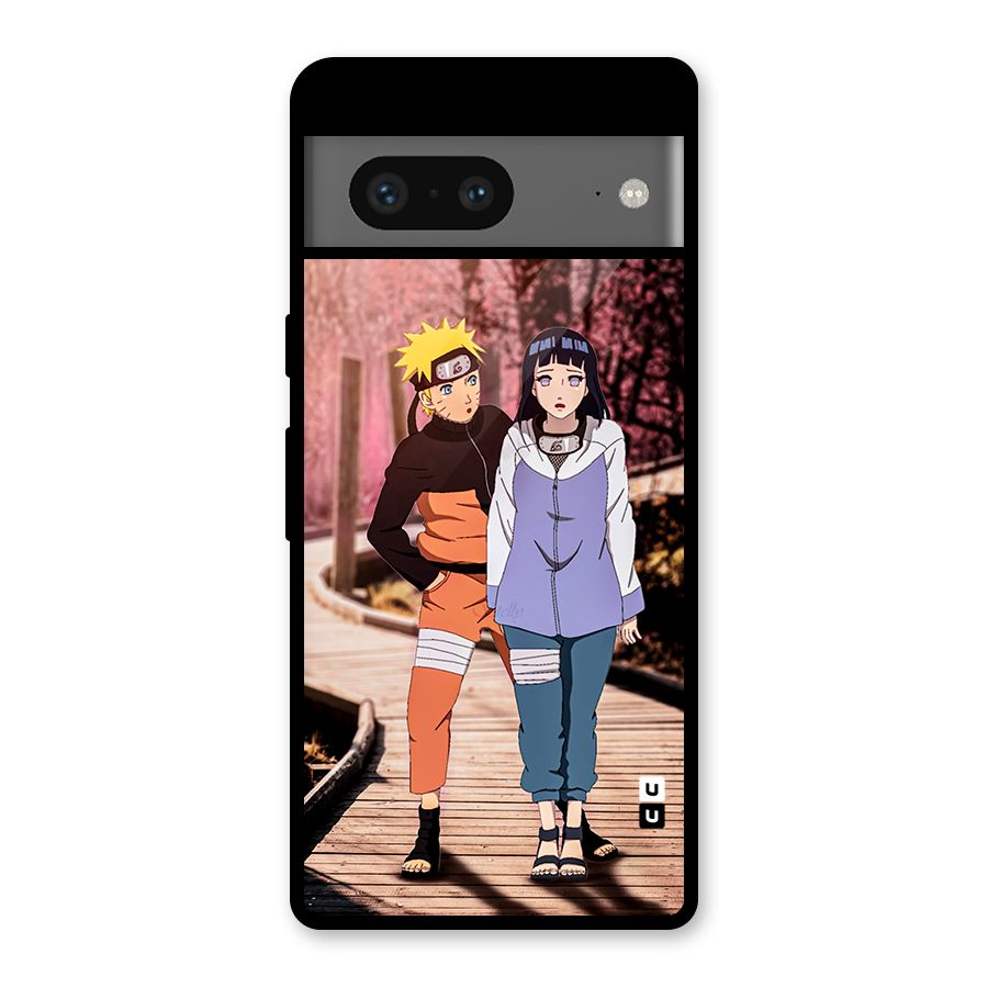 Hinata Annoyed Glass Back Case for Google Pixel 7