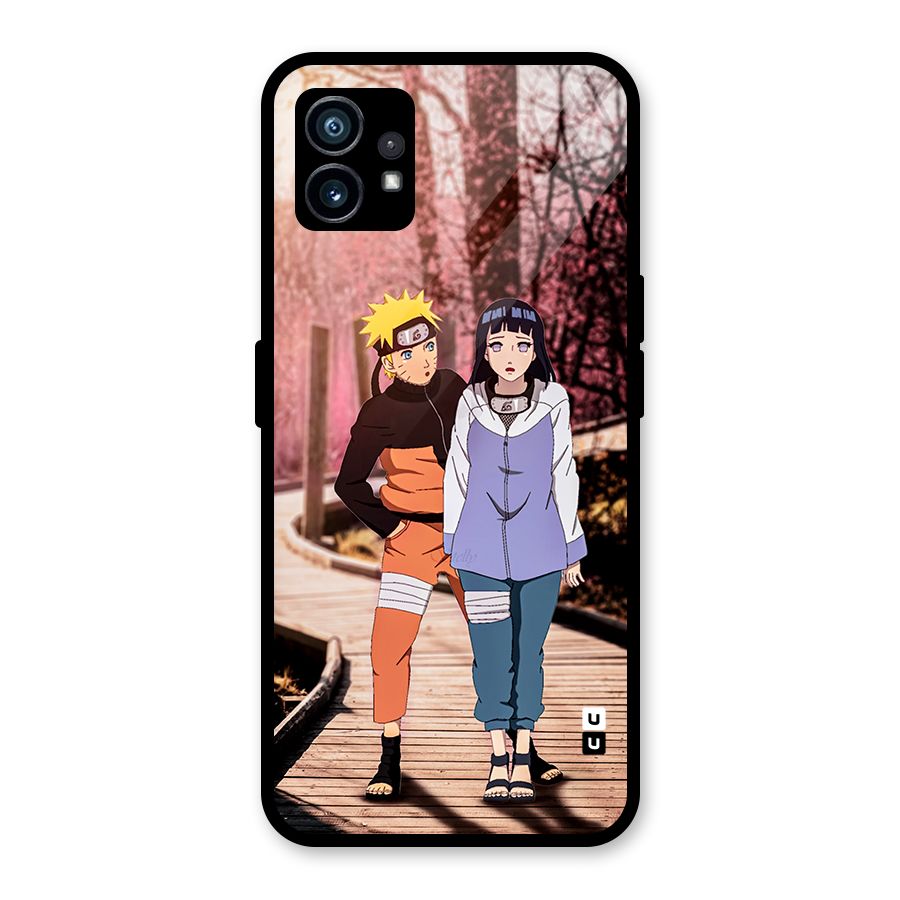 Hinata Annoyed Glass Back Case for Nothing Phone 1