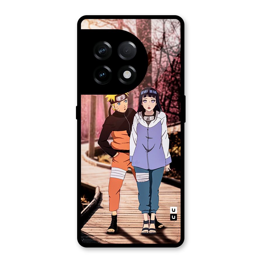 Hinata Annoyed Glass Back Case for OnePlus 11R
