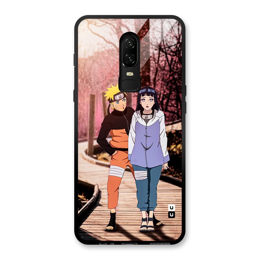Hinata Annoyed Glass Back Case for OnePlus 6