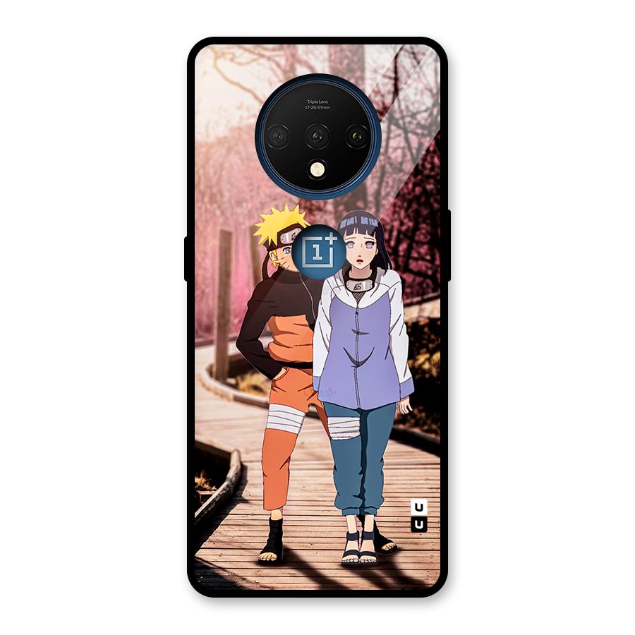 Hinata Annoyed Glass Back Case for OnePlus 7T