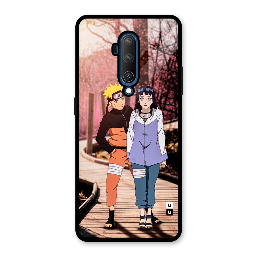 Hinata Annoyed Glass Back Case for OnePlus 7T Pro