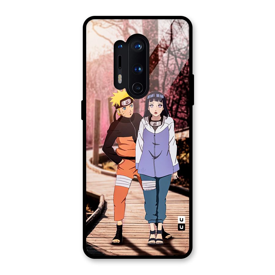 Hinata Annoyed Glass Back Case for OnePlus 8 Pro
