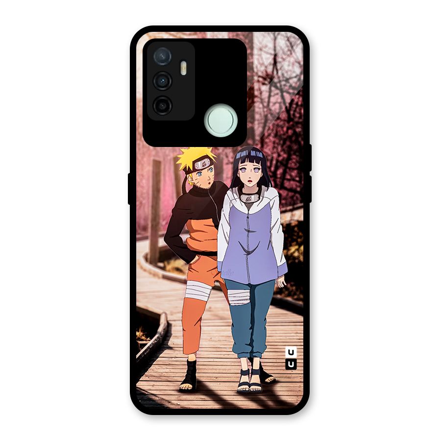 Hinata Annoyed Glass Back Case for Oppo A53