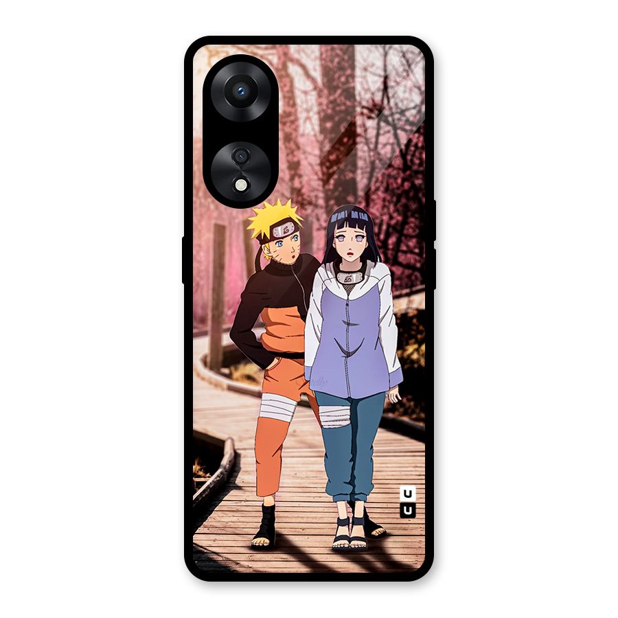 Hinata Annoyed Glass Back Case for Oppo A78