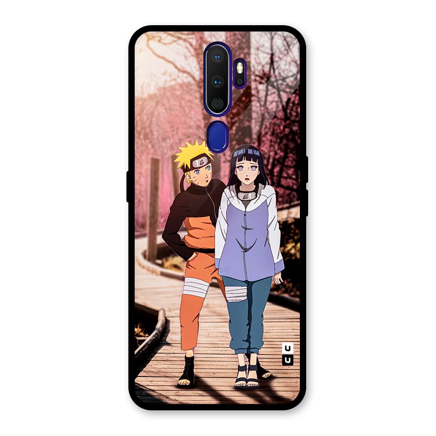 Hinata Annoyed Glass Back Case for Oppo A9 (2020)