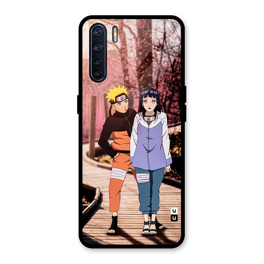 Hinata Annoyed Glass Back Case for Oppo F15