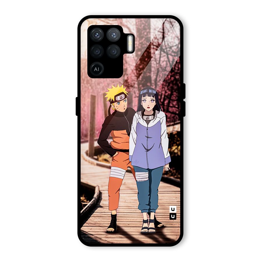 Hinata Annoyed Glass Back Case for Oppo F19 Pro