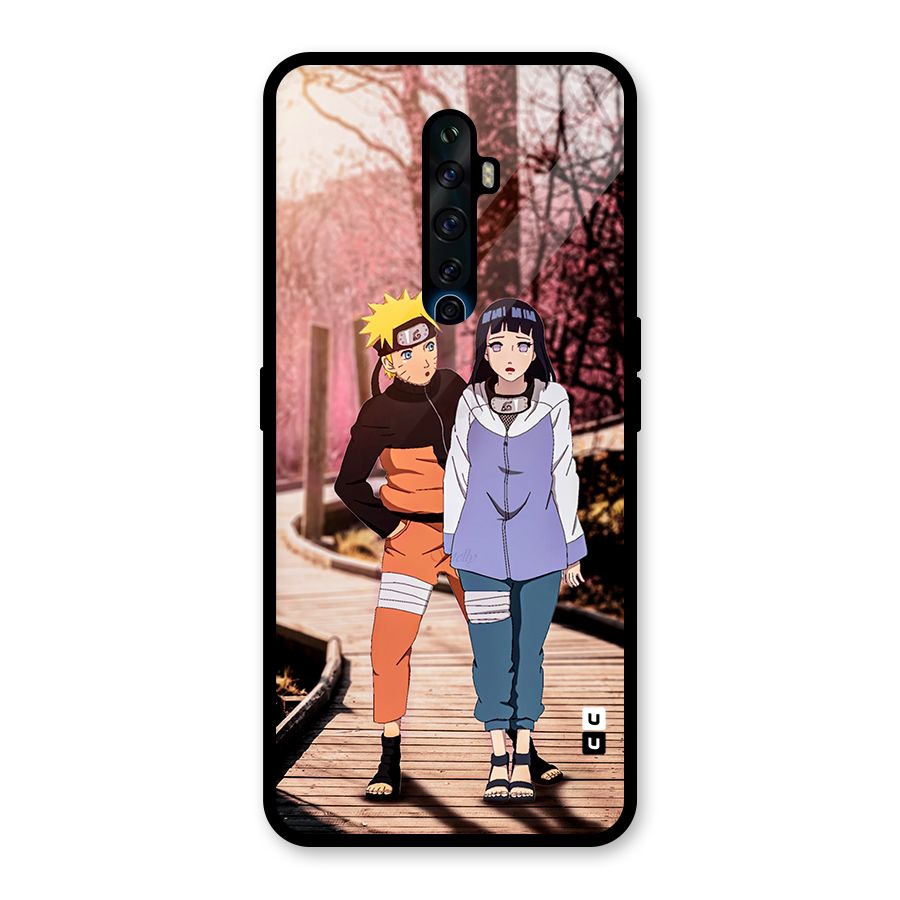 Hinata Annoyed Glass Back Case for Oppo Reno2 F