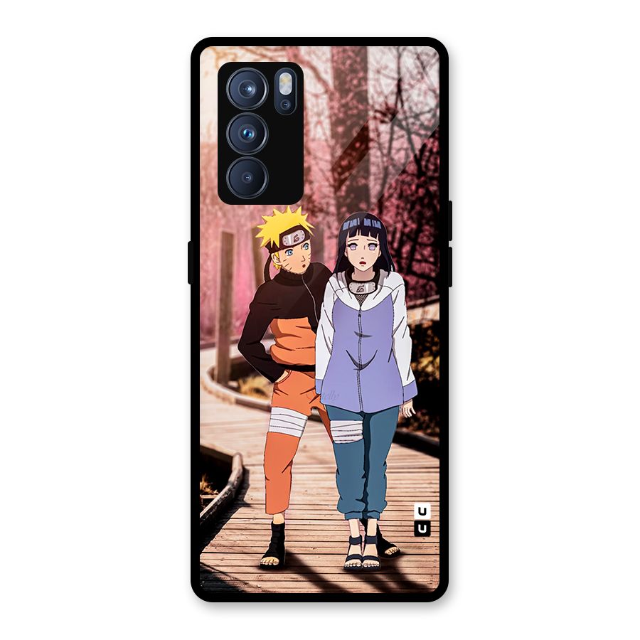 Hinata Annoyed Glass Back Case for Oppo Reno6 Pro 5G