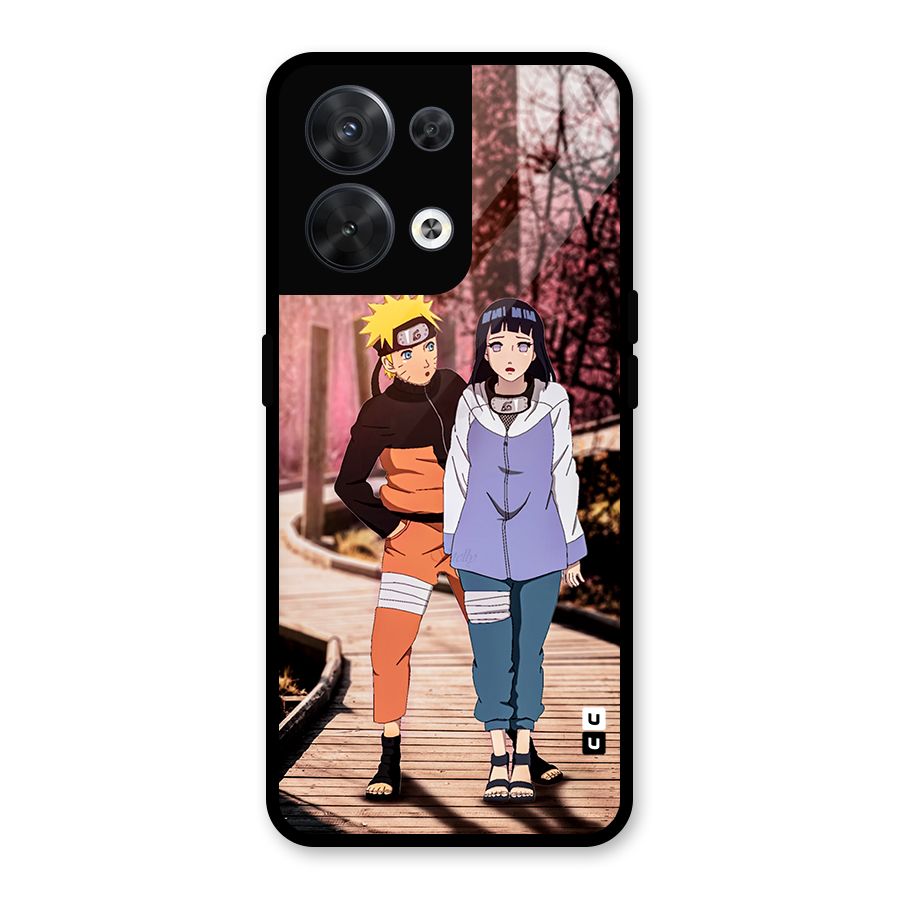 Hinata Annoyed Glass Back Case for Oppo Reno8 5G