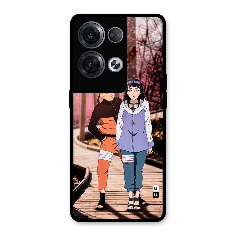 Hinata Annoyed Glass Back Case for Oppo Reno8 Pro 5G