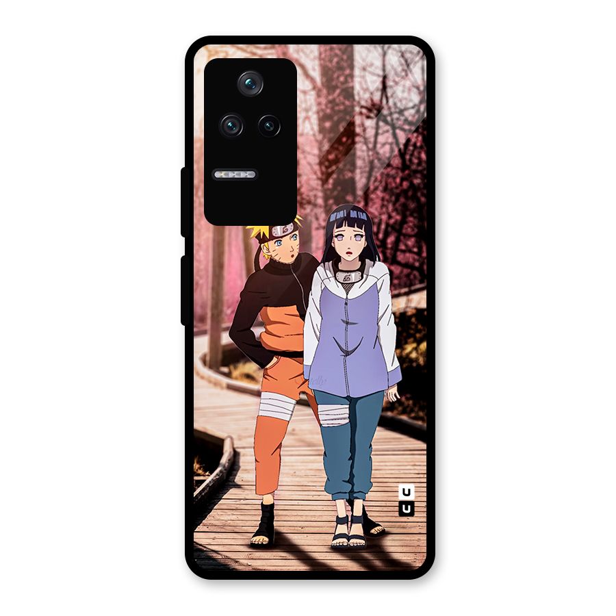 Hinata Annoyed Glass Back Case for Poco F4 5G