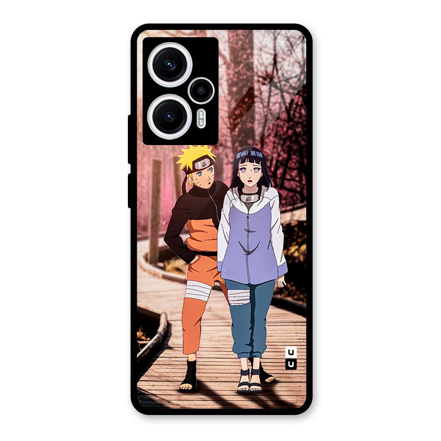 Hinata Annoyed Glass Back Case for Poco F5