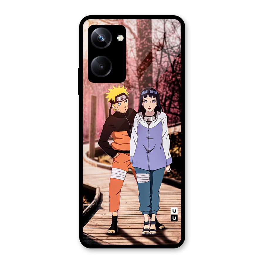 Hinata Annoyed Glass Back Case for Realme 10 Pro