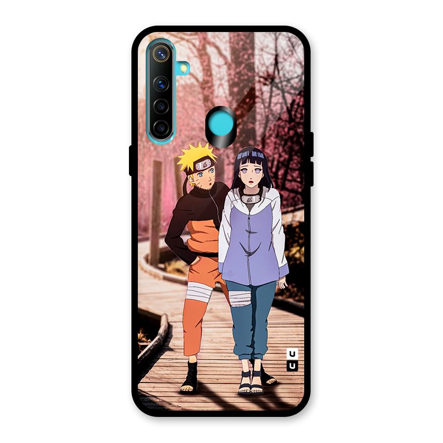 Hinata Annoyed Glass Back Case for Realme 5s