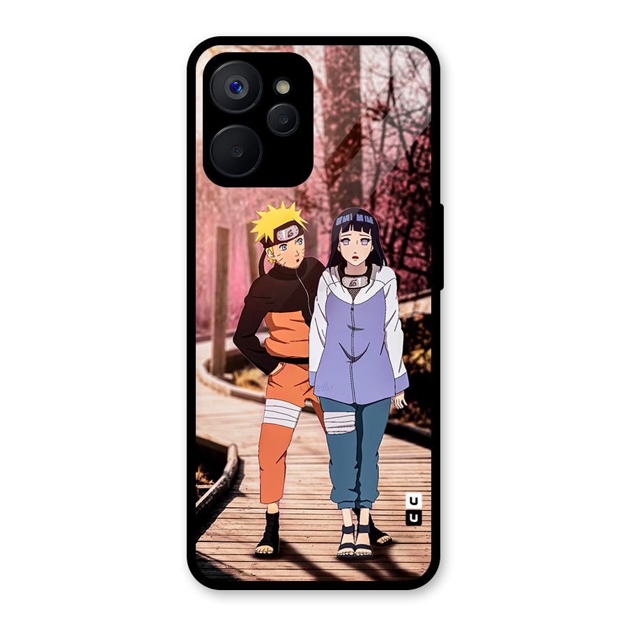 Hinata Annoyed Glass Back Case for Realme 9i 5G
