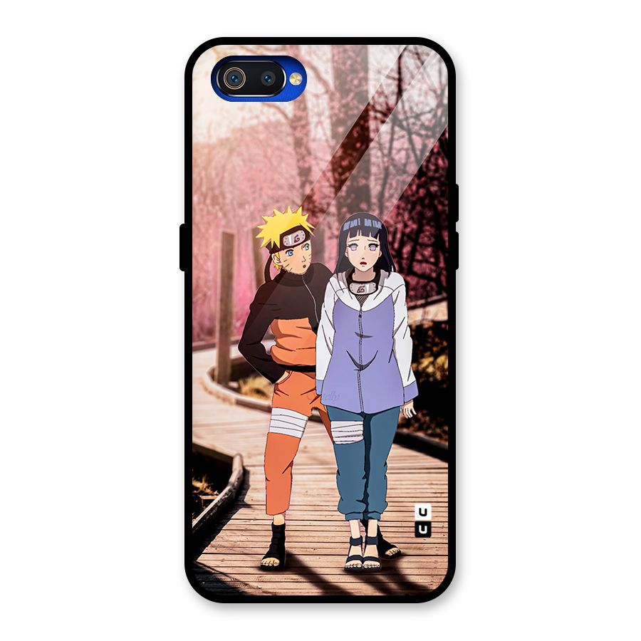 Hinata Annoyed Glass Back Case for Realme C2
