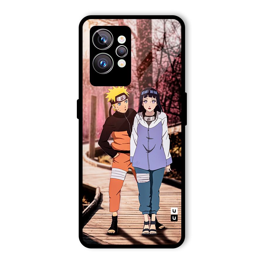 Hinata Annoyed Glass Back Case for Realme GT2 Pro