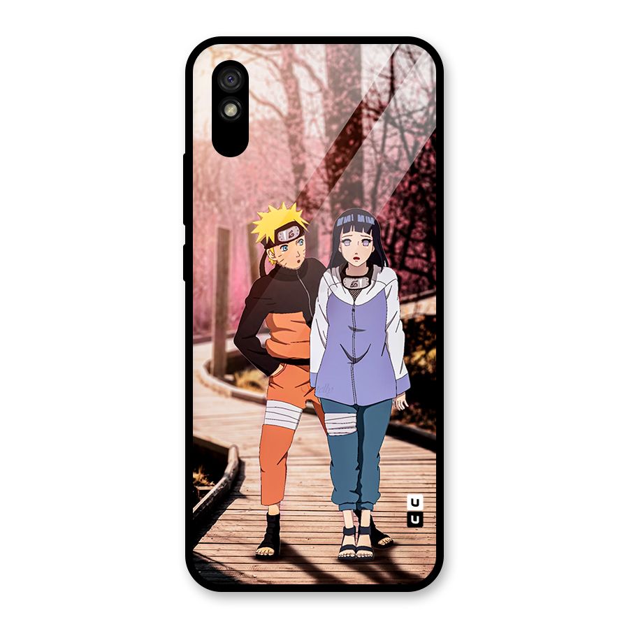 Hinata Annoyed Glass Back Case for Redmi 9i