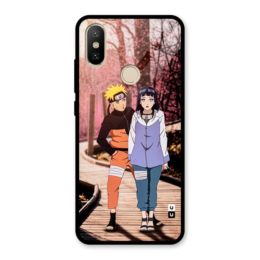 Hinata Annoyed Glass Back Case for Redmi A2