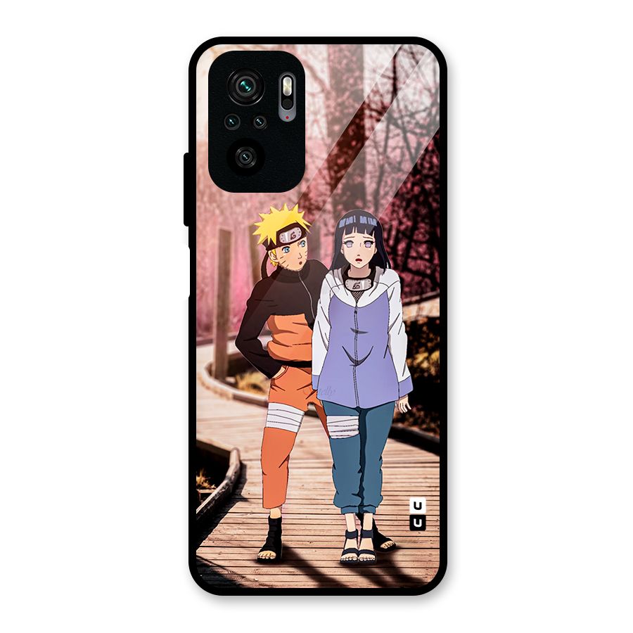 Hinata Annoyed Glass Back Case for Redmi Note 10S