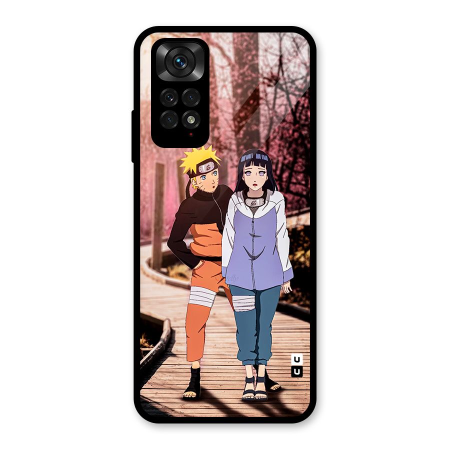 Hinata Annoyed Glass Back Case for Redmi Note 11S