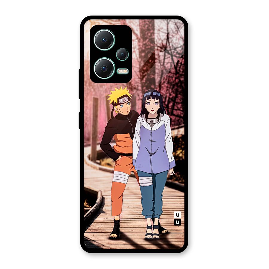 Hinata Annoyed Glass Back Case for Redmi Note 12 5G