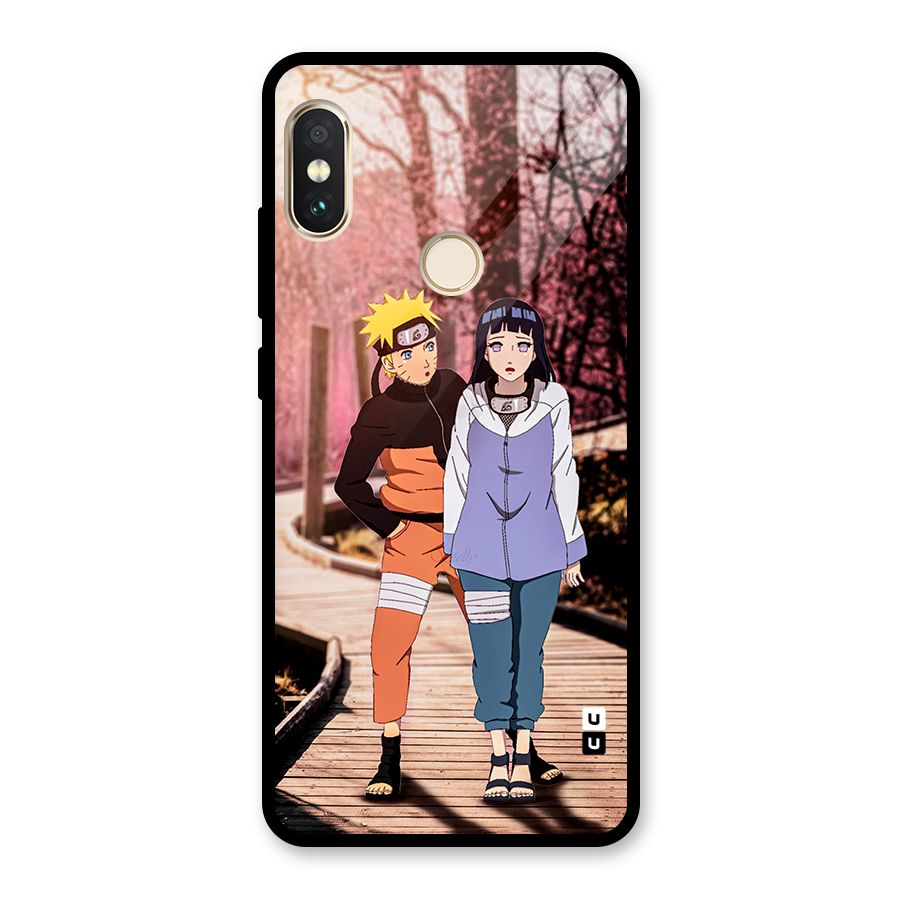 Hinata Annoyed Glass Back Case for Redmi Note 5 Pro
