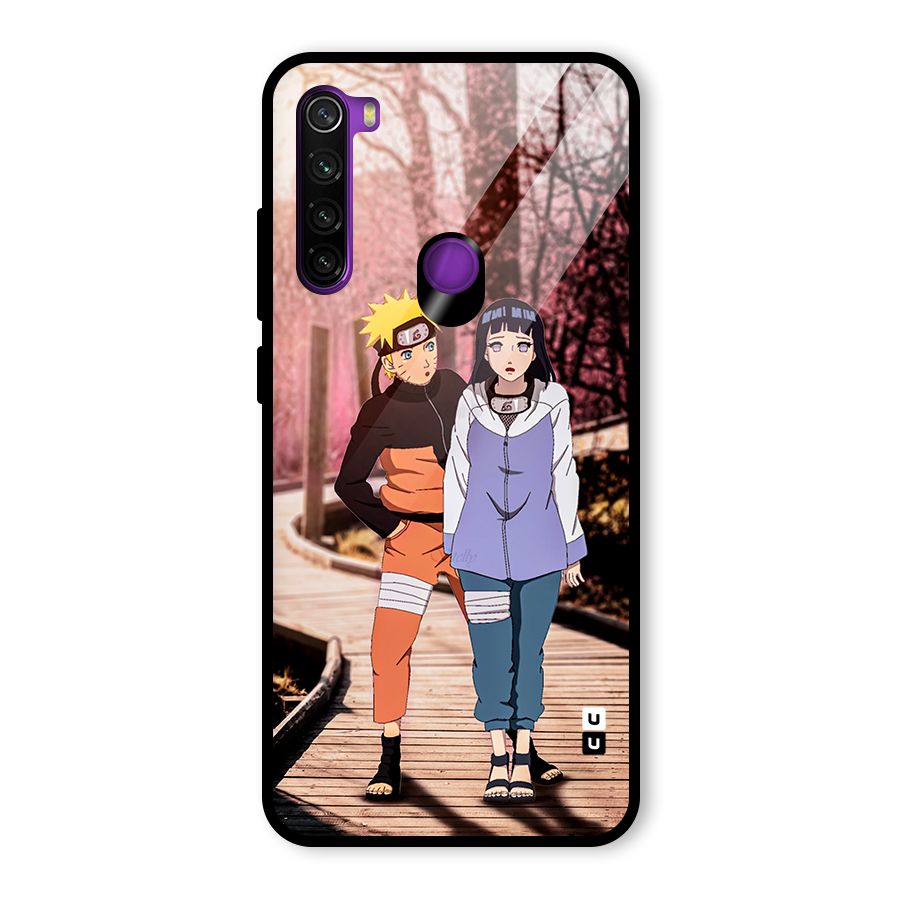 Hinata Annoyed Glass Back Case for Redmi Note 8