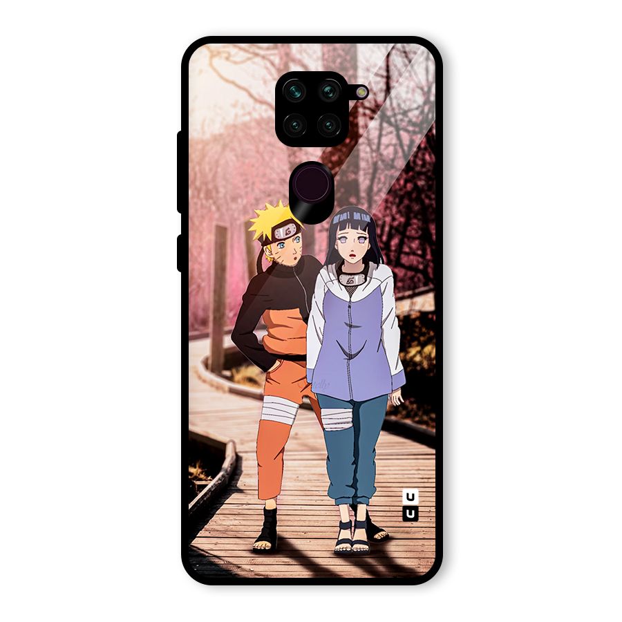 Hinata Annoyed Glass Back Case for Redmi Note 9