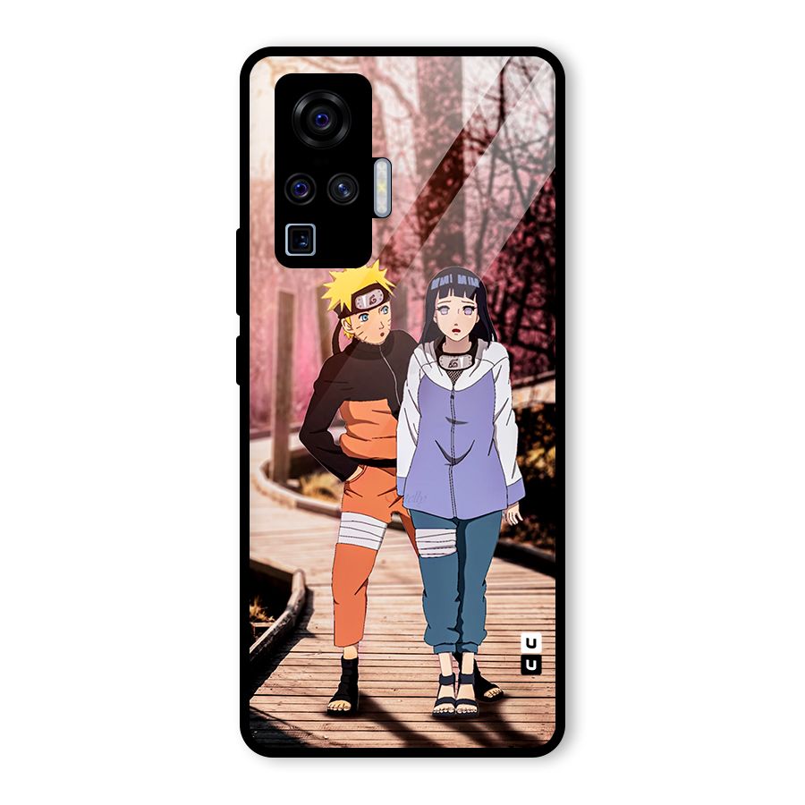 Hinata Annoyed Glass Back Case for Vivo X50 Pro