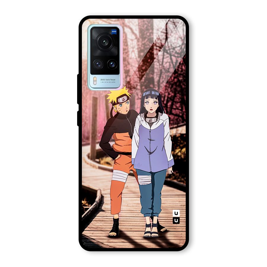 Hinata Annoyed Glass Back Case for Vivo X60