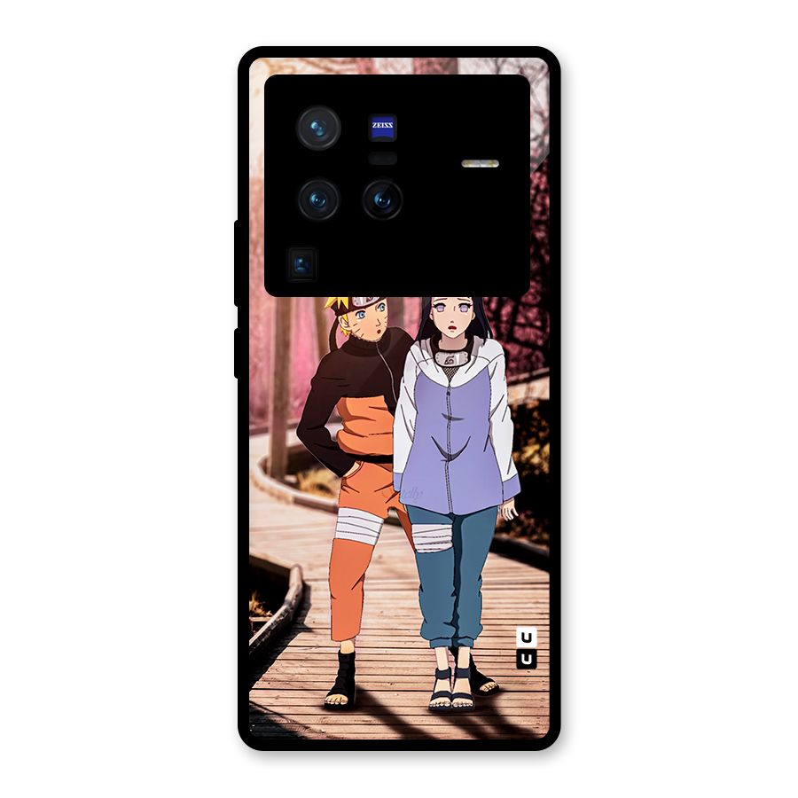 Hinata Annoyed Glass Back Case for Vivo X80 Pro