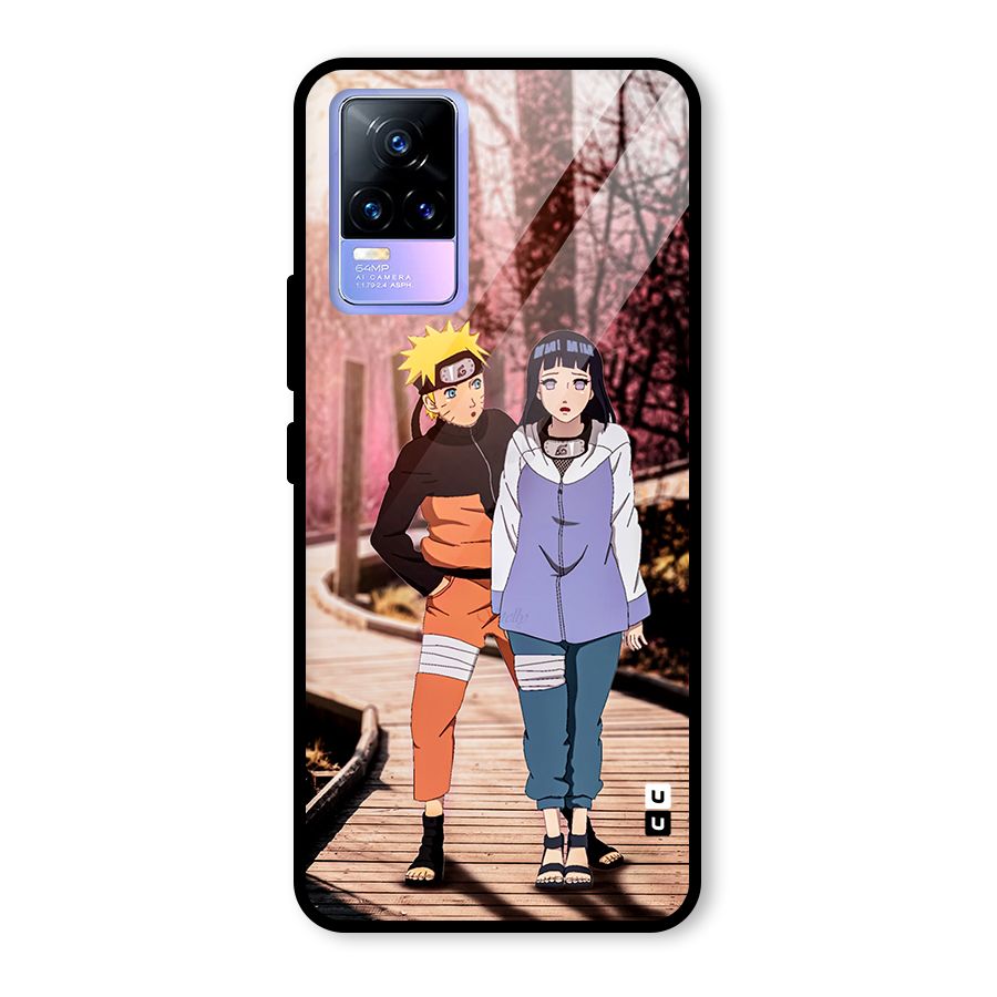 Hinata Annoyed Glass Back Case for Vivo Y73