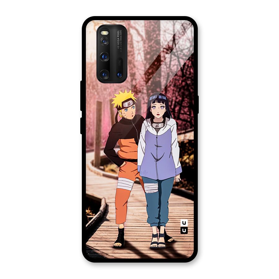 Hinata Annoyed Glass Back Case for Vivo iQOO 3
