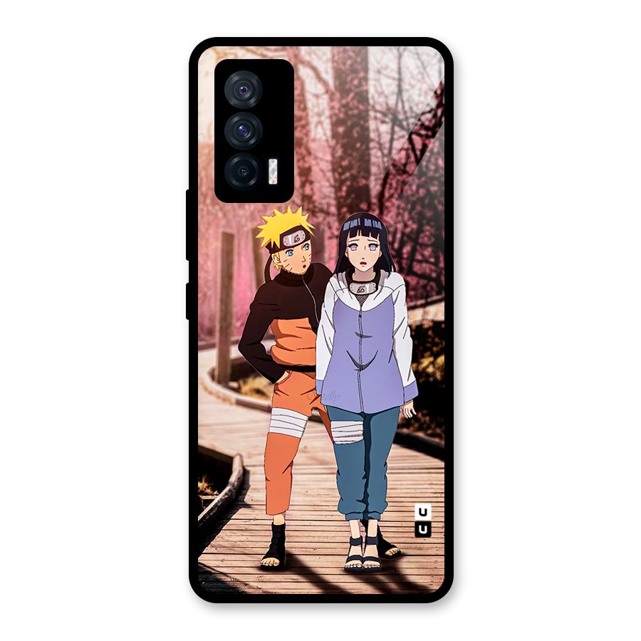 Hinata Annoyed Glass Back Case for Vivo iQOO 7 5G